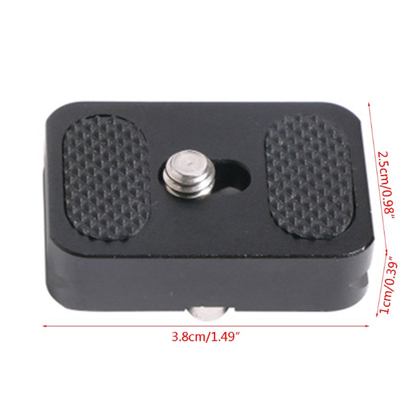 Aluminium legierung PU25 Mini schnell Freisetzung platte stativ PTZ Universal- digitale mikro einzigen kamera schnell Freisetzung platte L41F