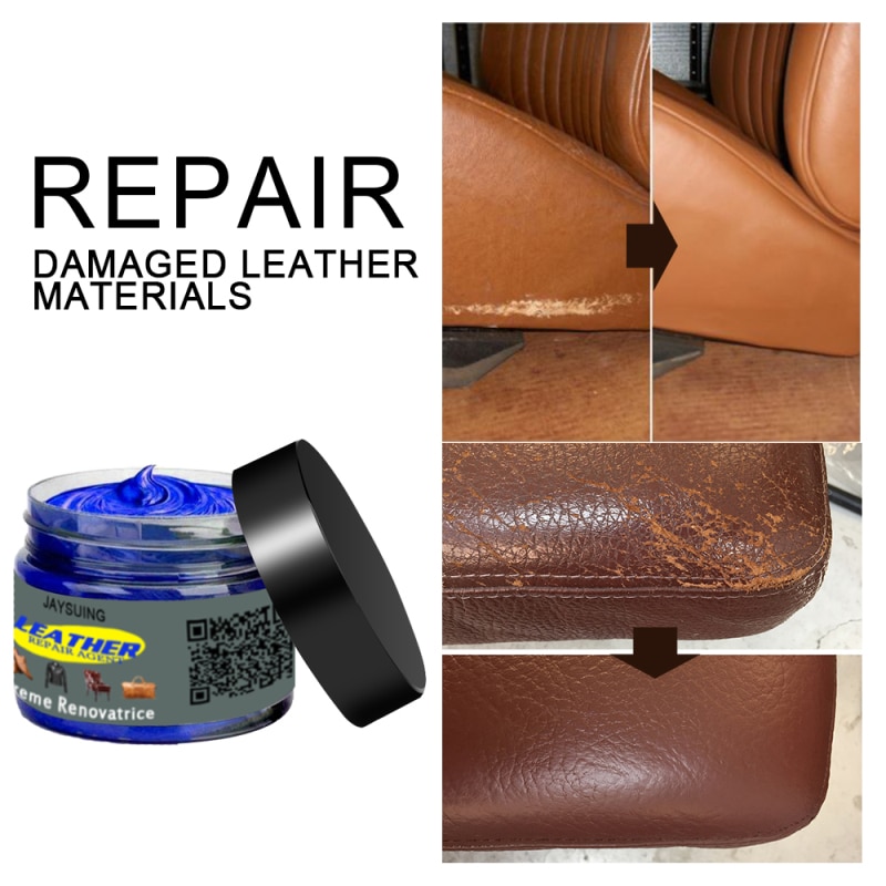 Erweiterte Leder Reparatur Gel Auto Sitz Hause Leder Ergänzende Farbe Reparatur Einfügen Zu Reparatur Verbrennungen Löcher Reißt Leder Refurbishe