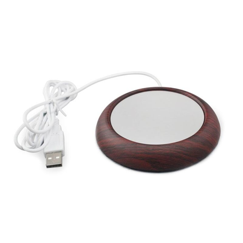 Protable USB Tasse Wärmer Trinken Warme Heizung Wärme Getränke Becher matt Isolierung Bahn 95AC