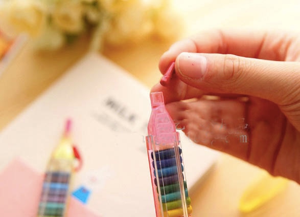 3*20 farben Buntstifte Stift Karikatur Lächeln Graffiti Stift Schreibwaren Für freundlicher Wachs Kreide Bleistift Schüler