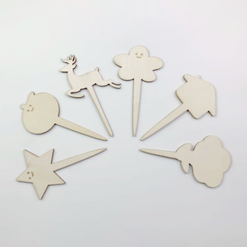 50 stücke Umweltfreundliche Holz Anlage Etiketten Zeichen Stichworte Garten Marker für Samen Topf Kräuter Blumen Gemüse