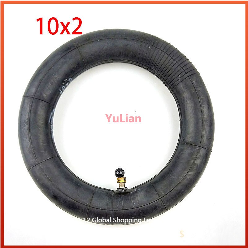 10x2 inneren reifen 10*2 Innenrohr für Rolle Kinderwagen Kinderwagen freundlicher Fahrrad Schwinn Roadster Trike Dreirad hinten Räder Gebogen Ventil