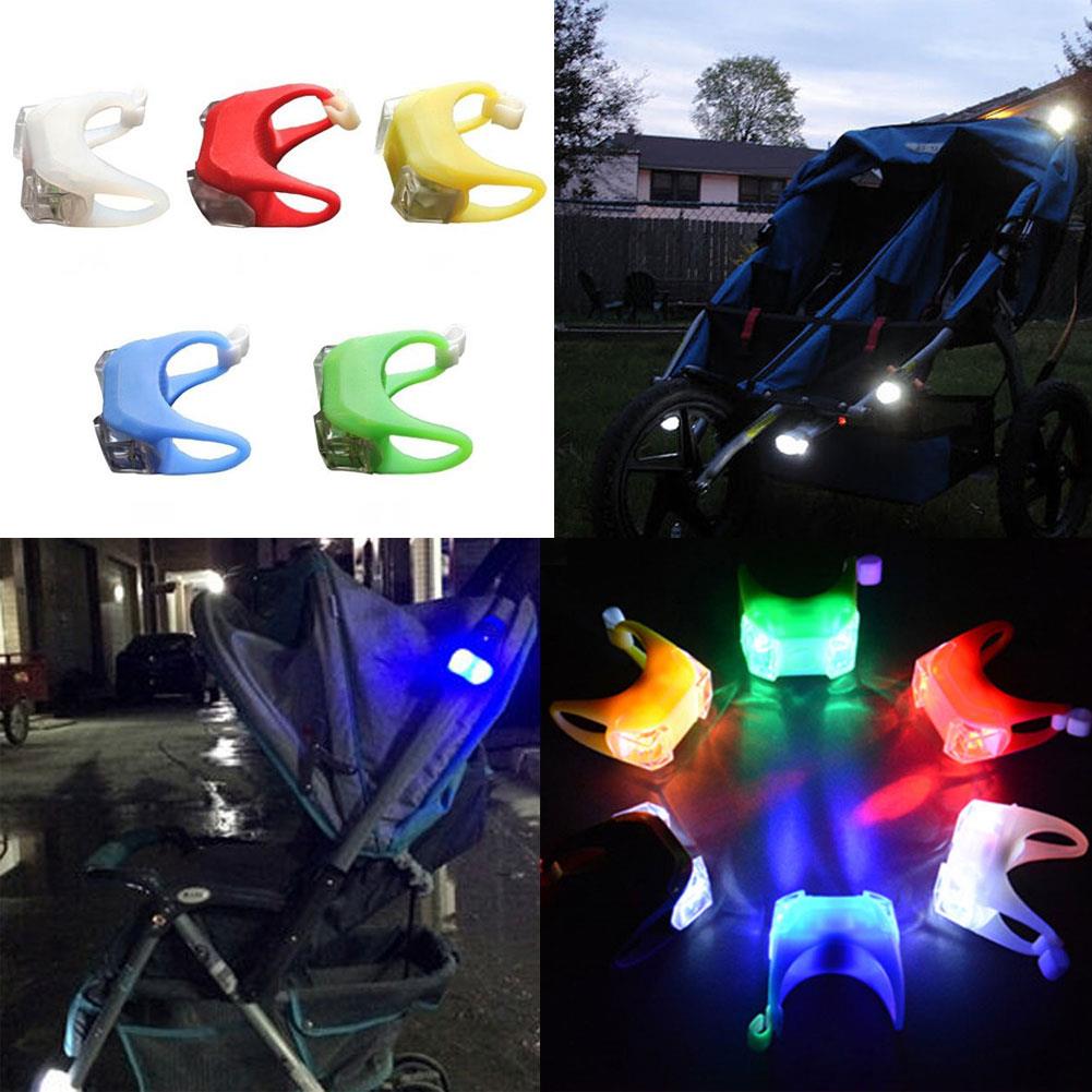 draussen Nacht Kinderwagen Erinnern Lichter Baby Vorsicht Lampe LED Kleinkind Wasserdichte Sicherheit Alarm Zubehör Haken-Kinderwagen
