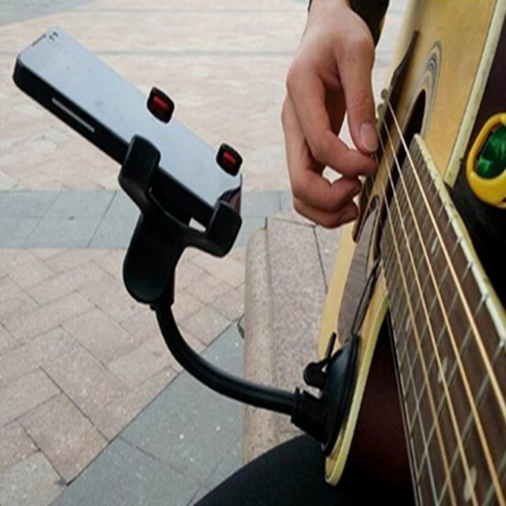 Telefon Halfter Stehen für Gitarre Straße Singen texte Lied Auto Saugnapf Tassen Unterstützung Halfter Musiker Gitarre Stehen