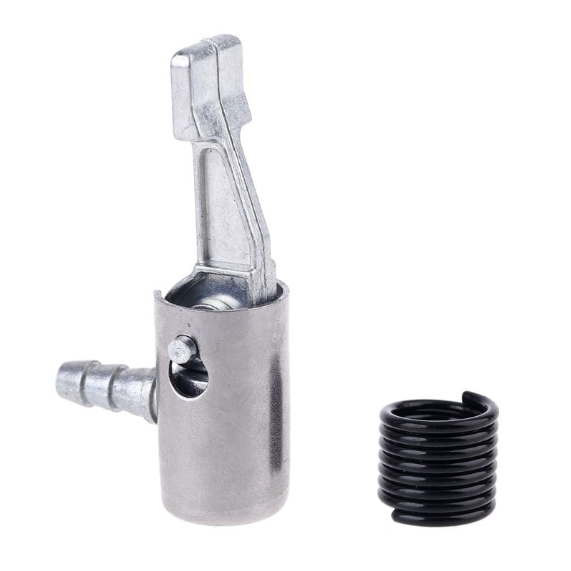 Reifen Inflator sperren auf Luft Futter Luft Kompressor Futter Schlauch Ende w/ Widerhaken Stecker Luft Kompressor Tragbare reifen inflator reifen