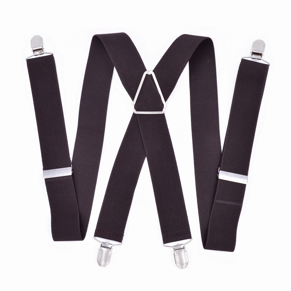 Große Größe Hosen großen Männer Einstellbare Elastische X Zurück Hosen Frauen Strumpf für Hosen 55 Zoll Clips auf dunklen truhe