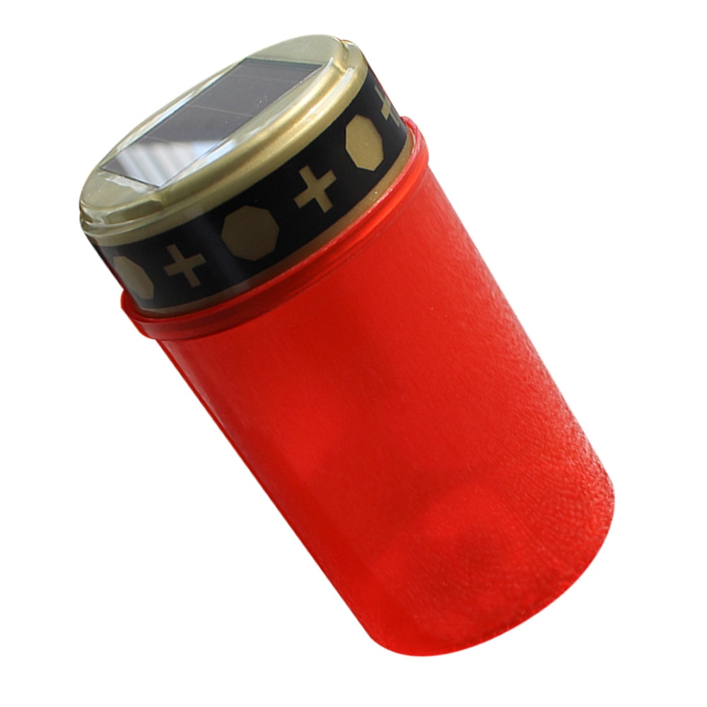 1 Pc Grab Solar--angetrieben Elektronische Kerze Lampe Solar- Elektronische Kerze Licht (Enthält Keine Boden Buchse)