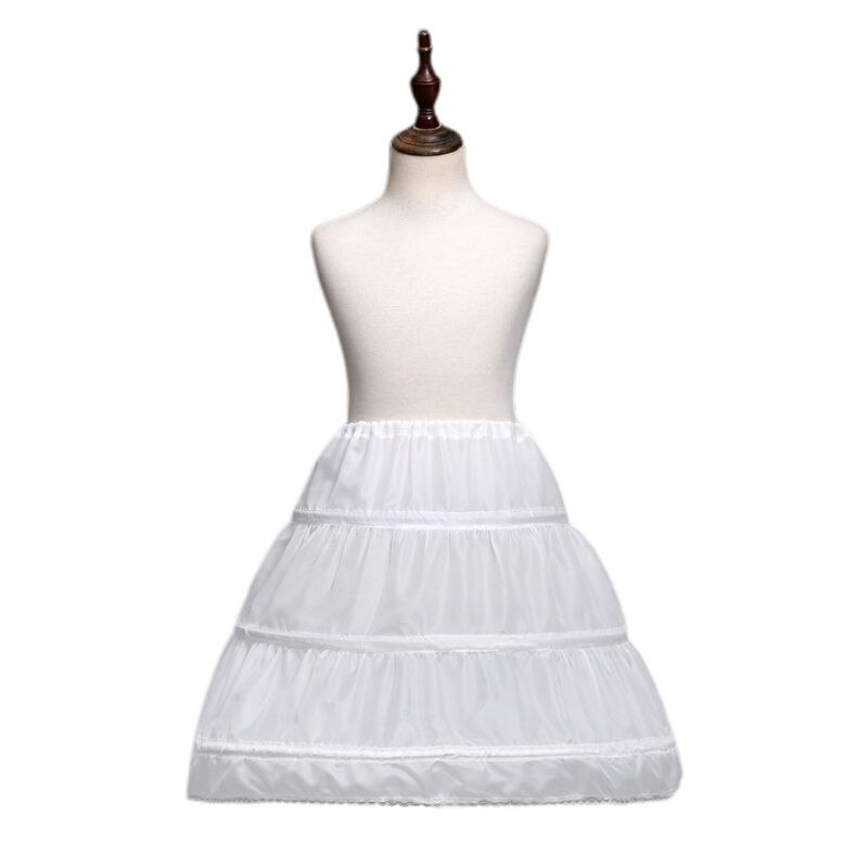 freundlicher Prinzessin Felsen Petticoat Mädchen Hochzeit Kleid mit Band Röcke Zubehör Kordelzug Einstellbare Taille Futter