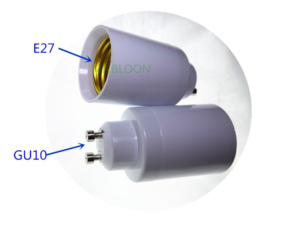 GU10-E27 Lampe Halfter Konverter GU10 ZU E27 Lampe Basis GU10 Drehen zu E27 ZU GU10 lampe Halfter