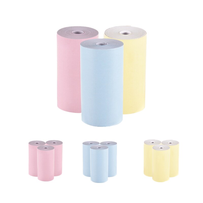 3/30 rollen 57*30mm 3 Farbe Thermische Papier Etikett Papier Foto Papier für PeriPage PAPERANG Mini Foto Drucker