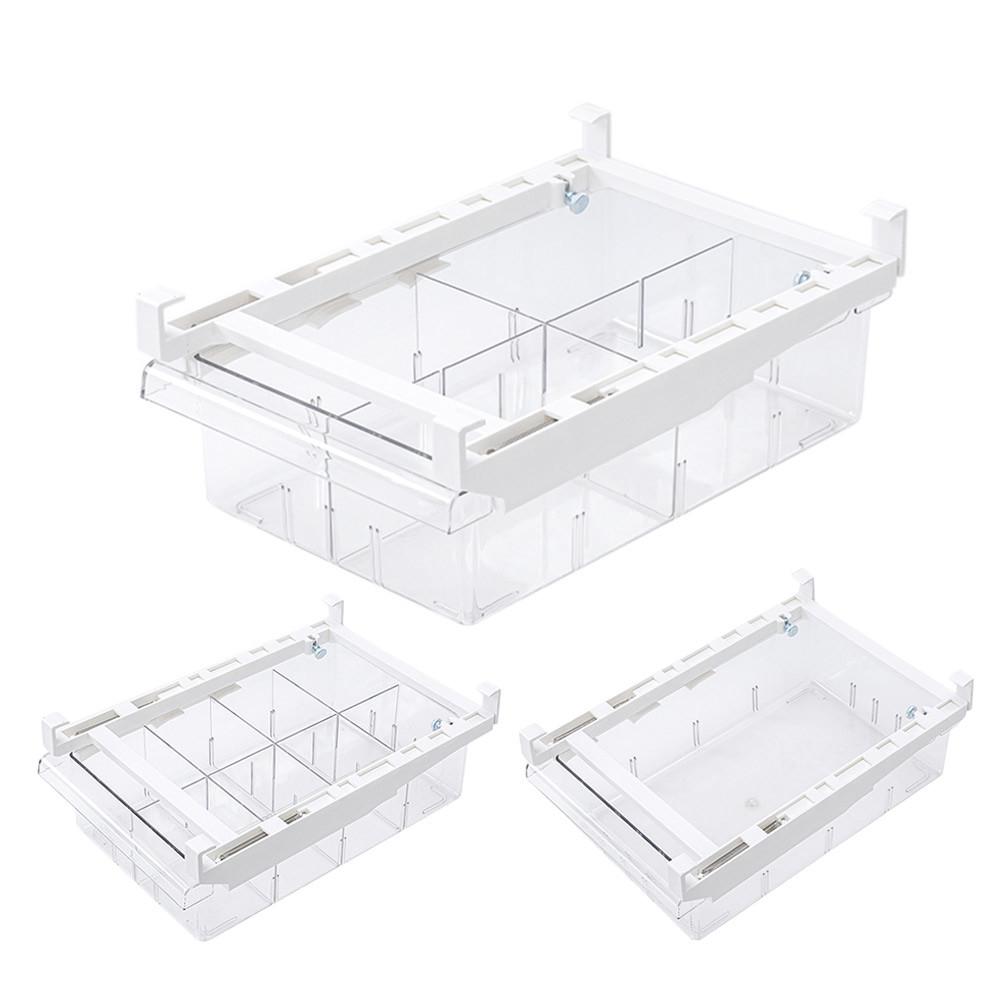 1/4/8 fach Kühlschrank Schublade Organizer Behälter transparent Kühlschrank Lagerung Behälter Container für Speisekammer Gefrierschrank Snack Container