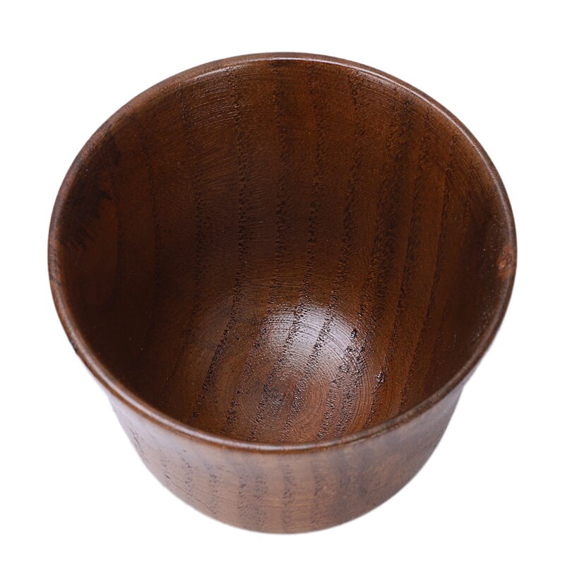 6 stücke kreative Tee-einstellen kleine holz tasse kleine tasse Anti-seite holz tasse und natürliche holz wein glas holz Tee tasse