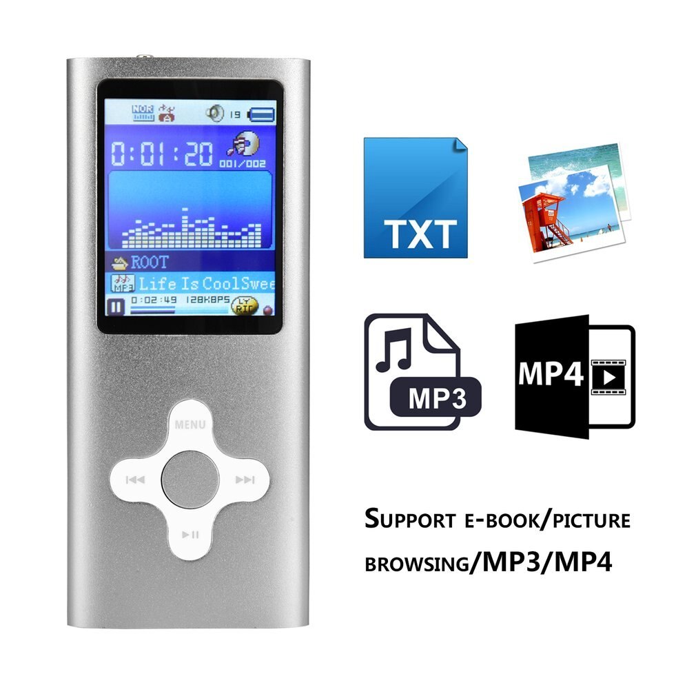 groß Bildschirm Musik Anzeige Werkzeug Tragbare Recorder Tragbare Musik-Spieler Mp4 Displayer 1,8 zoll TFT Bildschirm E-buch Digital
