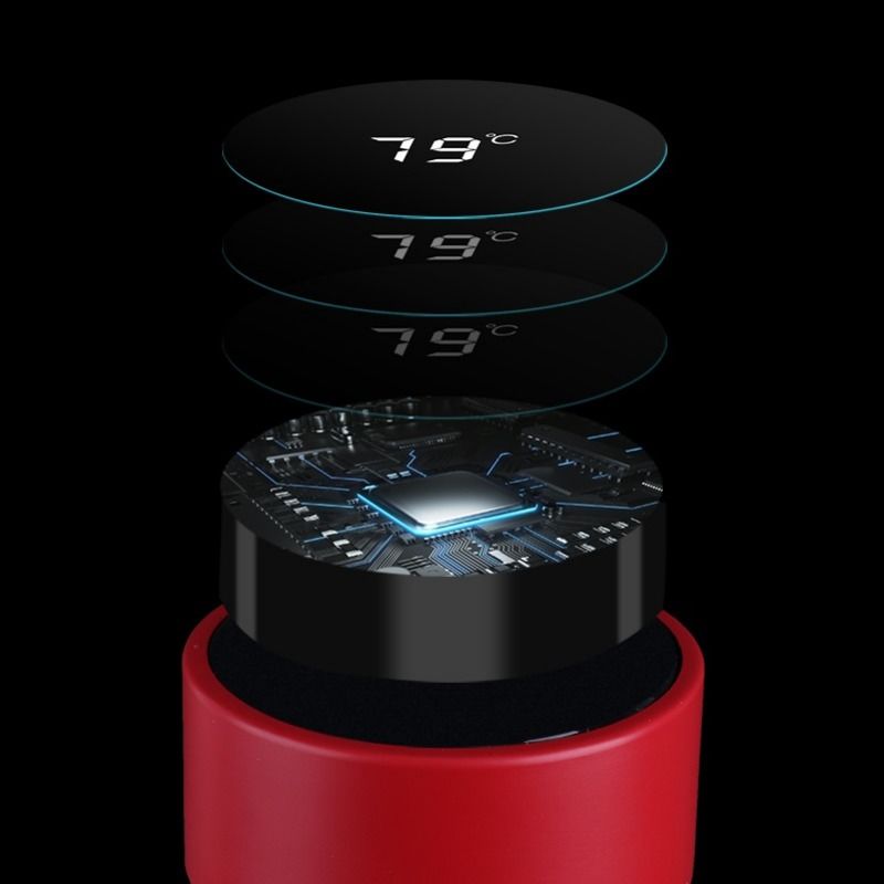 intelligent Temperatur Messung Kaffee Tasse 304 rostfrei Stahl Vakuum Thermos Tasse Pro Männer Frauen Wasser Tasse E11578