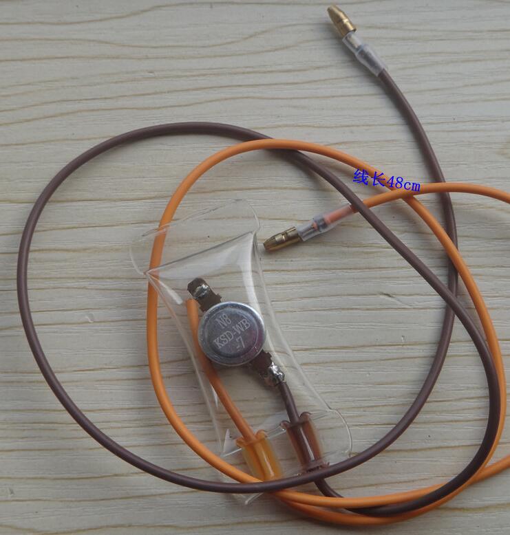 2 drähte-7 grad gefrierschrank teile Thermostat Dual metallplatte N8 KSD-WB 7