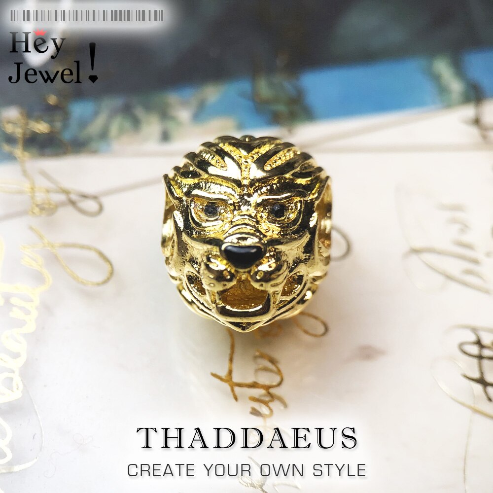 Perlen Löwe Rebell Straße Neue Silber Perlen Passt Armbinde Europa Halskette Karma Charme Europäischen Schmuck Zubehör