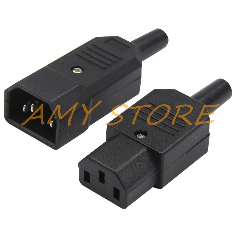 IEC 320 C14 Stecker zu C13 Buchse PC Computer Elektrische Auto Reiskocher Energie Stecker Adapter AC 250V 10A