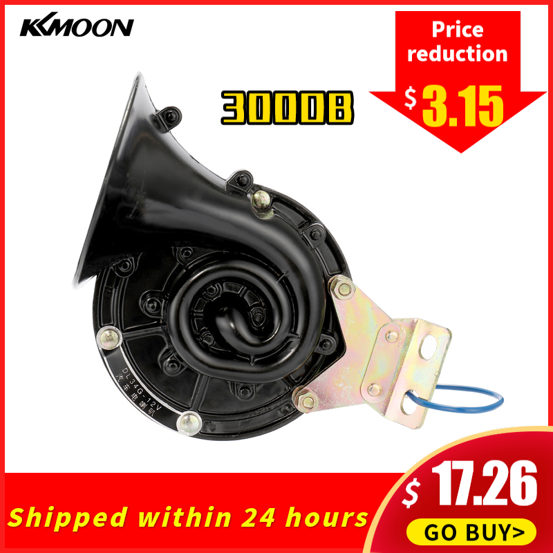 Laut 300DB 12V Universal- Auto Horn Elektrische Schnecke Horn Signal Horn Auto Hörner Signal tobt Klang für Auto Fahrzeug Auto Zubehör