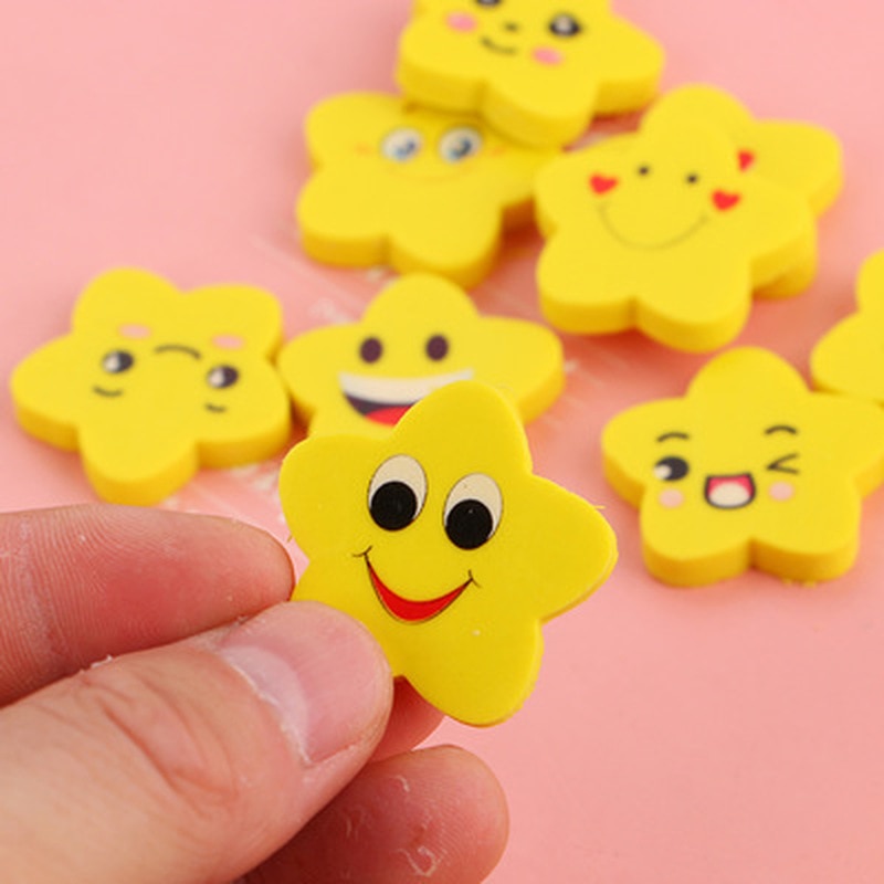 3 stücke freundlicher Karikatur Radiergummi Nette Schreibwaren Radiergummi Neuheit Ausdruck Radiergummis freundlicher Preis Schüler Malerei Radiergummis Nette