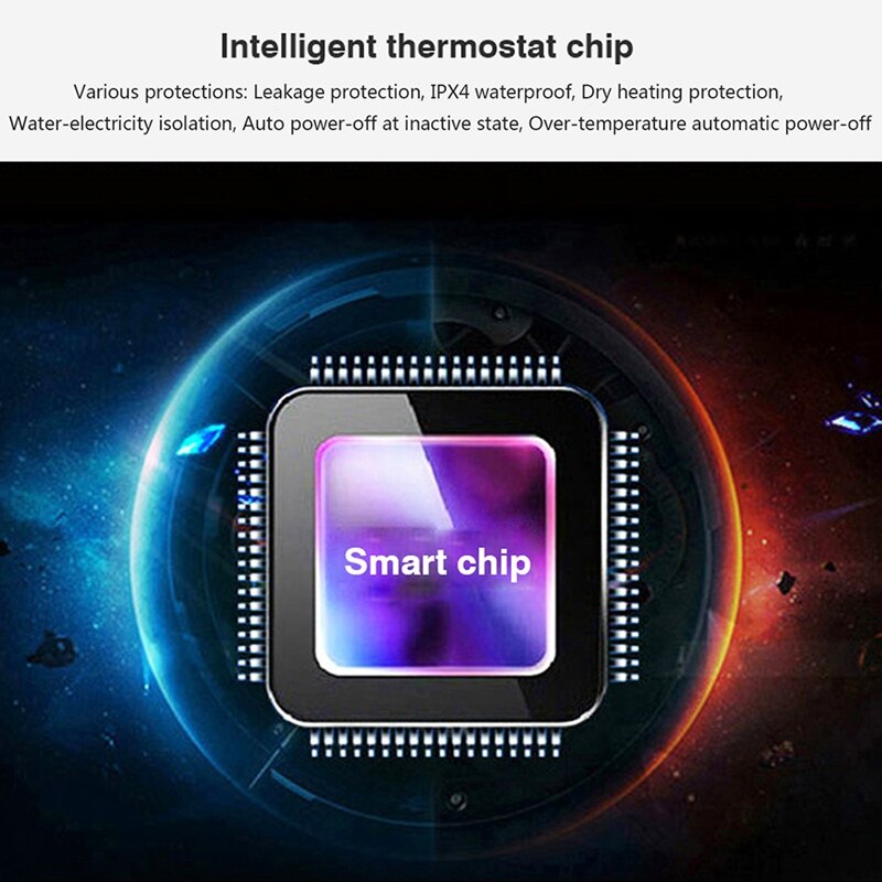 3800W Mini Elektrische Wasser Heizung sofortig Heizung LED-anzeige Elektrische Heißer Wasser Heizung Leckage Schutz Küche EU Stecker