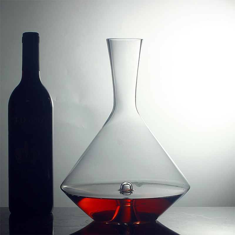 1800ML Große Kapazität Karaffe Blei-freies Kristall Glas Rotwein Karaffe Wein Glas Whiskey Glas für Bar Beste weihnachten