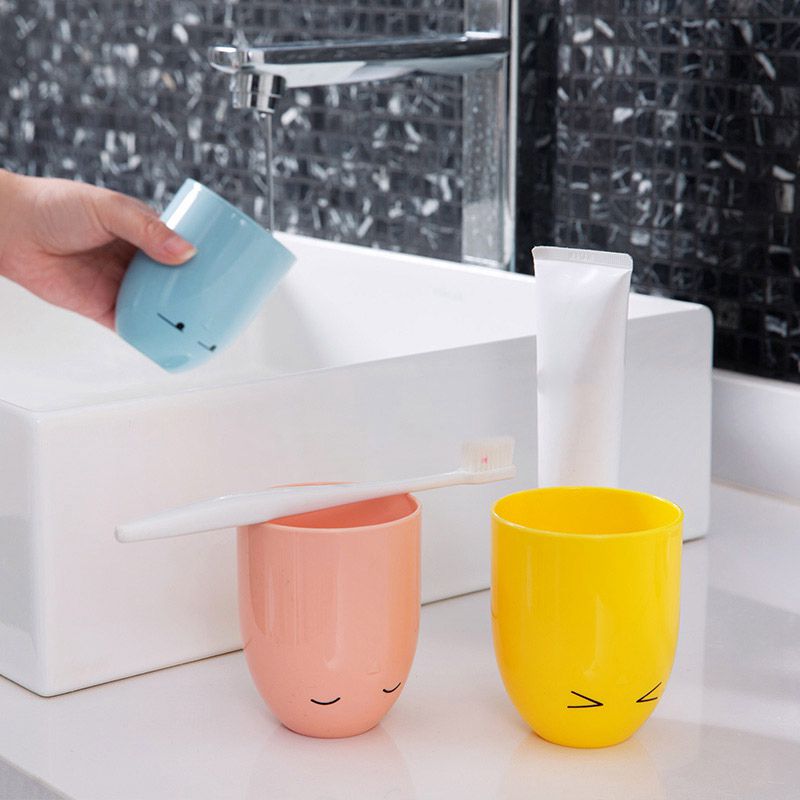 Nette Huhn Zahnbürste Halfter Spülen Tasse einstellen Paar Pinsel Zähne Tasse Zauberstab Zahnbürste Tasse Zahnbürste Regal