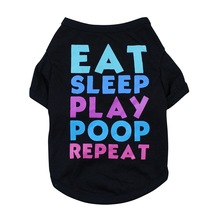 Haustier Hund T-Shirt Buchstaben Weste Hund Kleidung Sommer Kleidung für Hund Hemden Welpen Yorkshire Terrier Chihuahua Kleidung