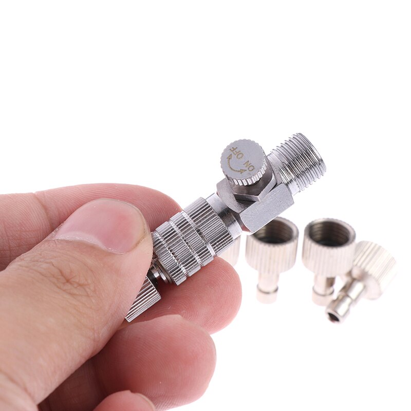 Neue 1pc Airbrush Schnell Stecker Stecker Airbrush schnell Freisetzung Kupplung Trennen Adapter Mit 1/8 'Stecker Montage Teil