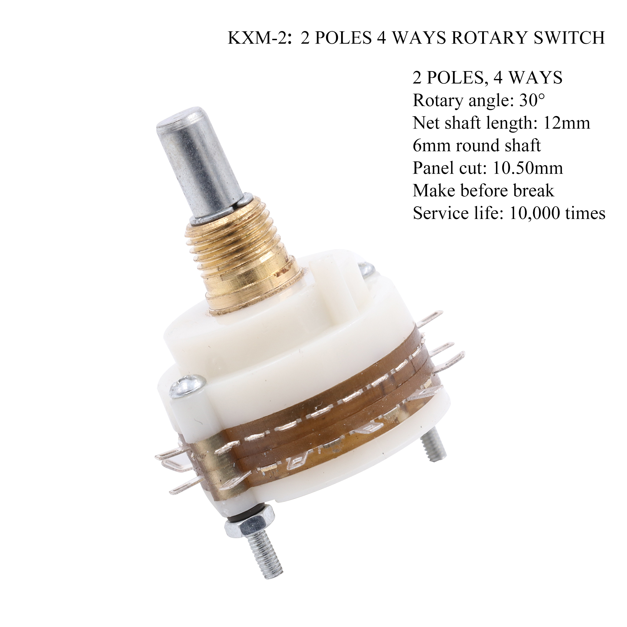 DREHSCHALTER Für DIY Dämpfer Potentiometer Volumen Wähler Hifi Jahrgang Rohr Ampere DIY 1PC