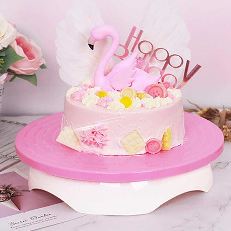 Rotierenden Kuchen Plattenspieler Abnehmbare Nicht-Unterhose Kuchen Stehen Kuchen Dekorieren Werkzeuge Kuchen Dreh Tisch Küche DIY Pfanne Backen Werkzeuge