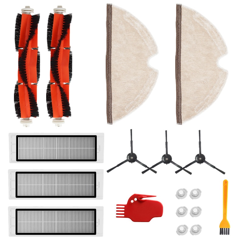 18Stck Staubsauger Pinsel Hepa-Filter für Xiaomi Vakuum Roborock S50 S55 S5 Roboter Staubsauger Teile Zubehör