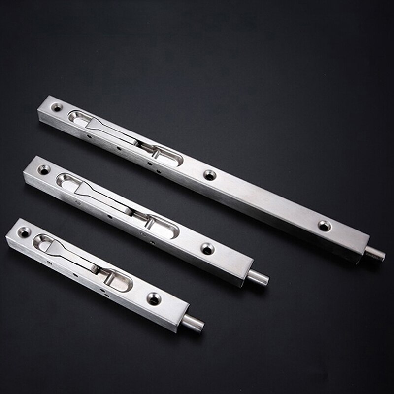 Edelstahl Tür Bolzen Sicherheit Tür verriegeln Bolzen Schutz spülen verriegeln gleiten Bolzen sperren Tür Hardware- 6/8/12 zoll