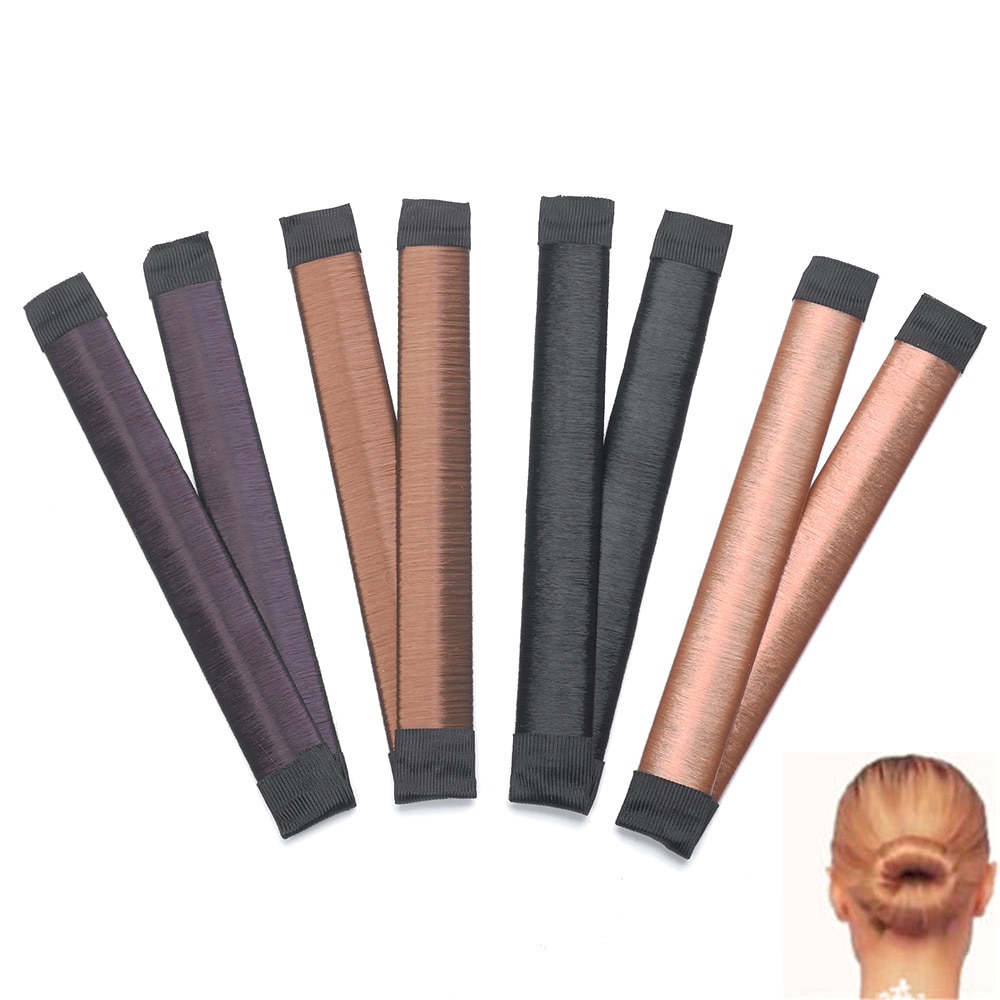 Synthetische Perücke Krapfen Stirnband Frauen Haar Zubehör Mädchen Magie Haar Brötchen Hersteller Knospe Haar Band Französisch Gericht Twist DIY Haar flechter