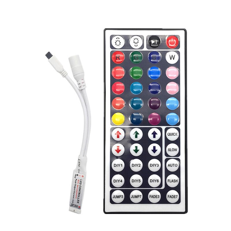 LED Regler 44 Schlüssel 24 Tasten LED IR RGB Controler LED Lichter Regler IR Fernbedienung Dimmer DC12V WiFi Kontrolle Für RGB LED Streifen