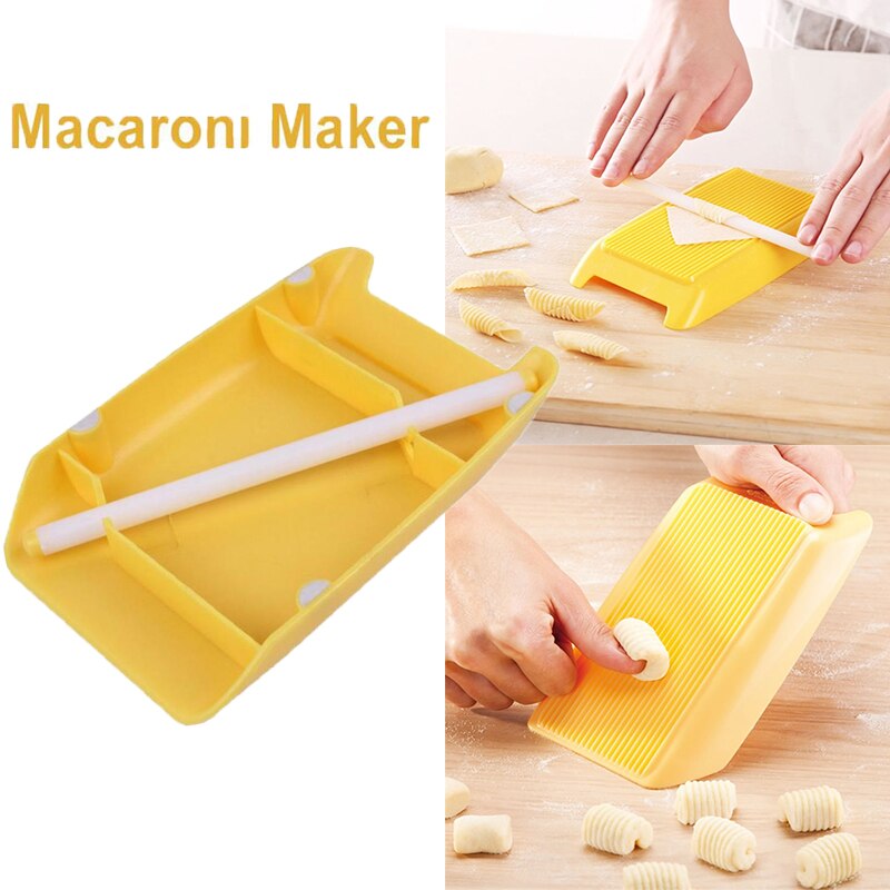 Kunststoff Gremium einstellen Spaghetti Makkaroni Pasta Hersteller rollen Stift Babynahrung Ergänzung Formen Manuelle Küche Werkzeug backen kochen Gadge