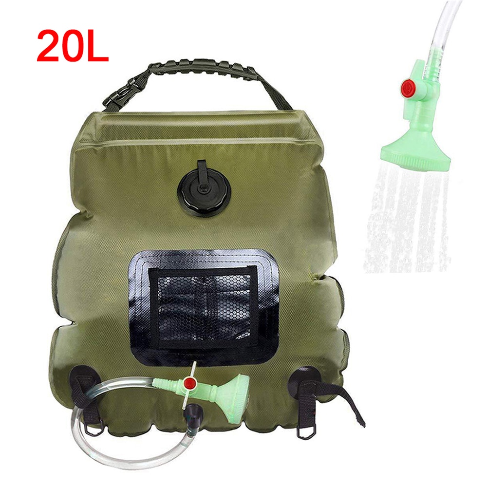 20L Tragbare draussen Solar- Heiße Dusche Tasche Heizung Camping Dusche Tasche Camping Dusche Schlecht Wasser Tasche Lager Dusche Tasche Ducha