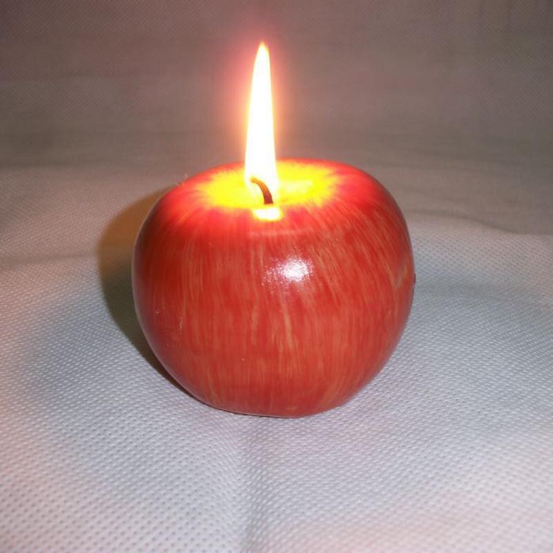 Heimat rot Apfel bilden Obst Duft Kerze Hochzeit Dekoration Valentinstag Weihnachten Kerze Lampe