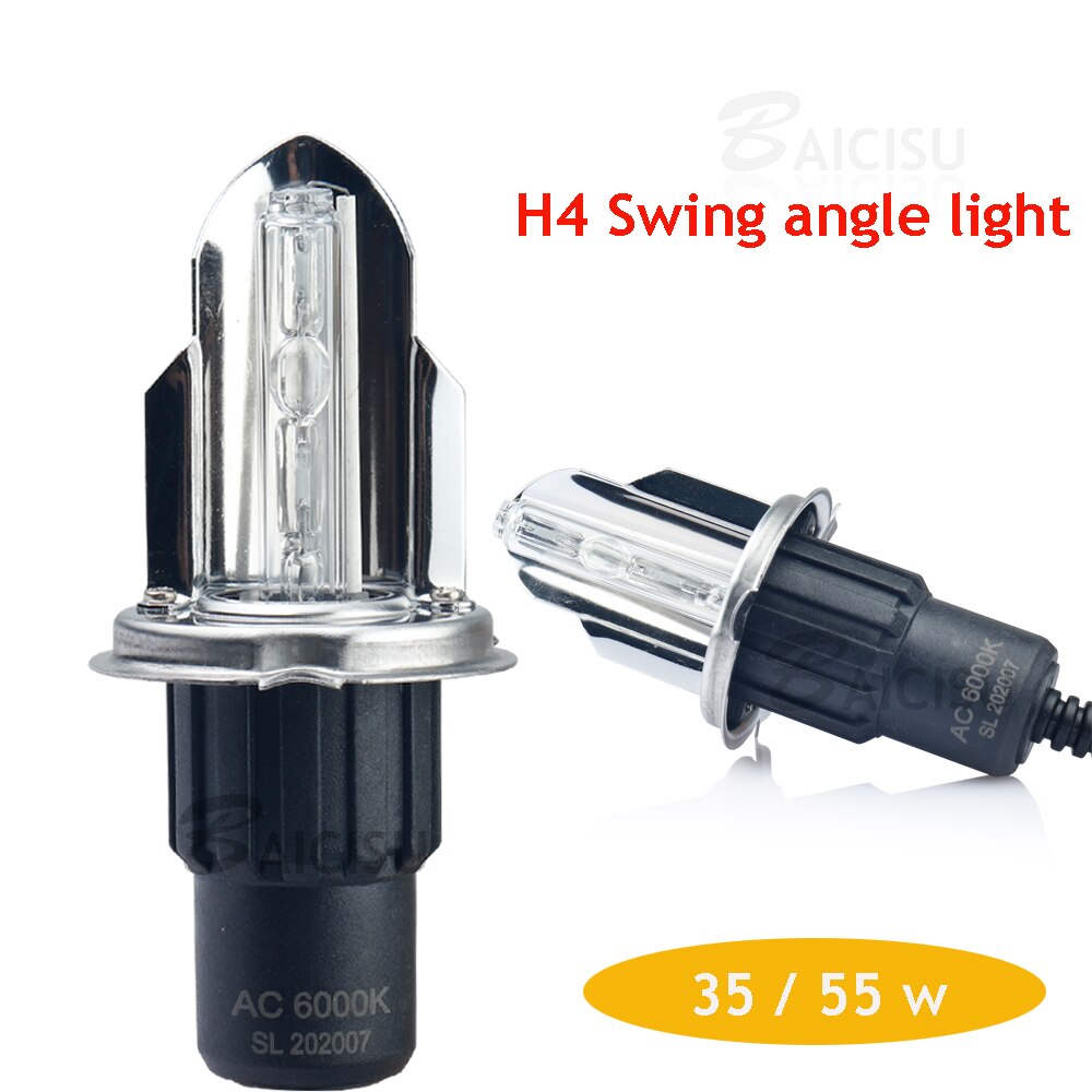 H4 Bixenon lampen 55W kompatibel 45-35W 4300K-10000K 3000K Gelb H4 Schaukel lampen h4 Xenon versteckt Bausatz Ersatz h4 bi Xenon versteckt lampen