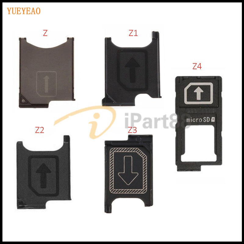 YUEYAO SIM Karte Tablett Halfter Adapter Für Sony Xperia Z C6603 L36h / Z1 L39h T01 / Z2 D6502 D6503 / Z3 D6603 D6653 / Z3 + Z4