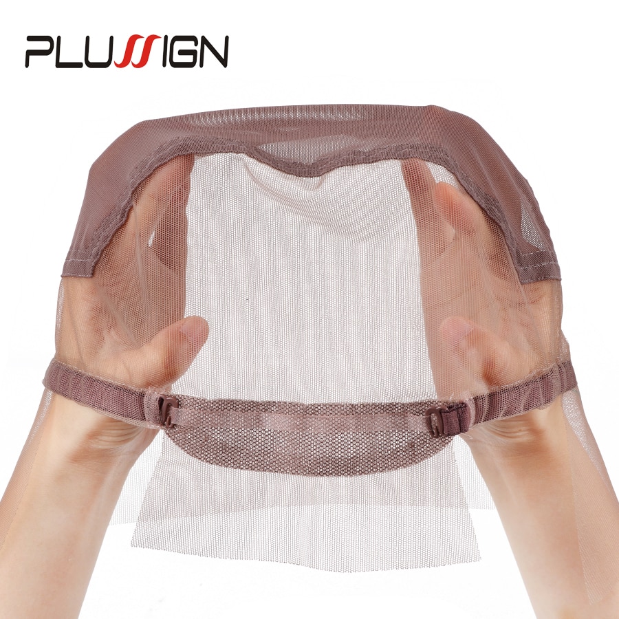 Schweizer Spitze Volle Spitze Perücke Kappe Für Machen Perücke Mit Ajustable Gurt Haarnetz Für Lüftungs Perücken Basis Materialien Weben Kappe