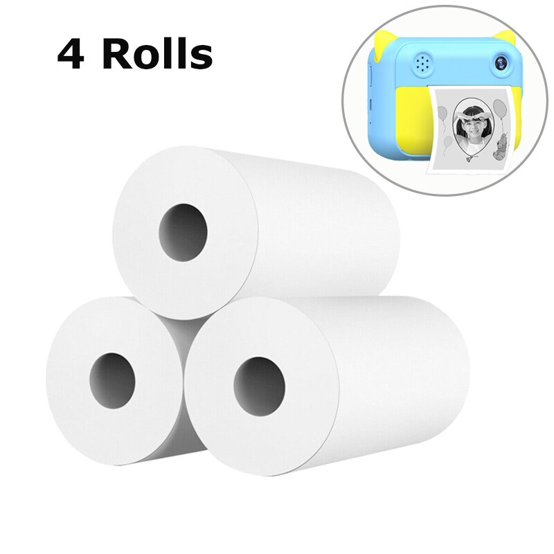 4 rollen freundlicher Kamera Druck Kamera Thermische Papier sofortig Drucken freundlicher Kamera Druck Papier Ersatz Zubehör Teile