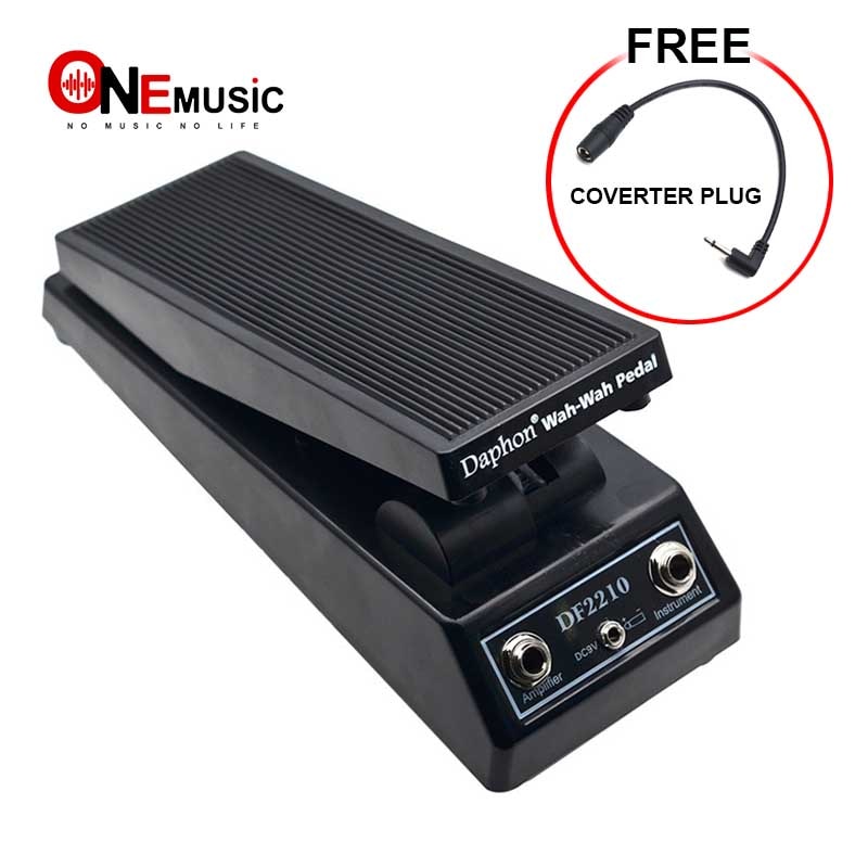 NEUE Daphon DF2210 Gitarre Wah Wah Pedal Für Elektrische Gitarre Spieler DJ Kostenloser Pedal Stromrichter Stecker (5,5 zu 3,5)