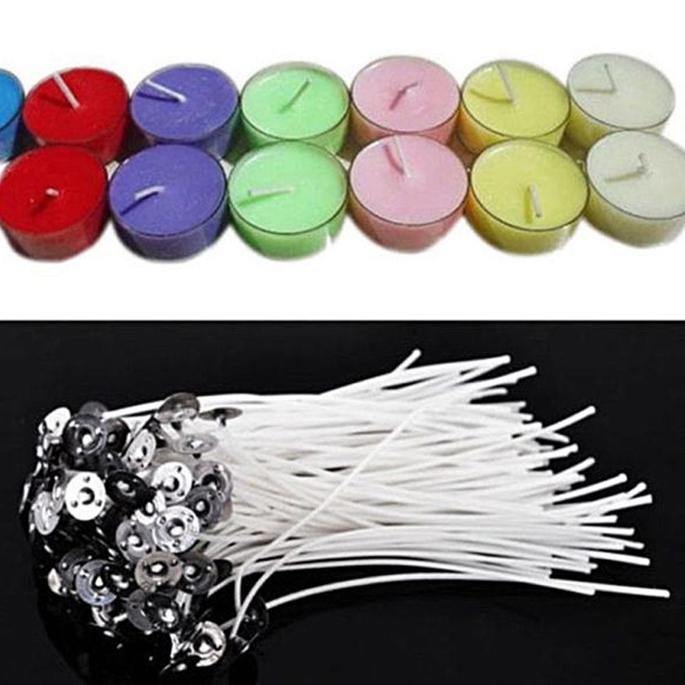 30pc 10cm Ungiftig dauerhaft DIY Kerze Dochte Baumwolle Ader Gewachste Mit Sustainers Für Kerze, Der Kerze zubehör