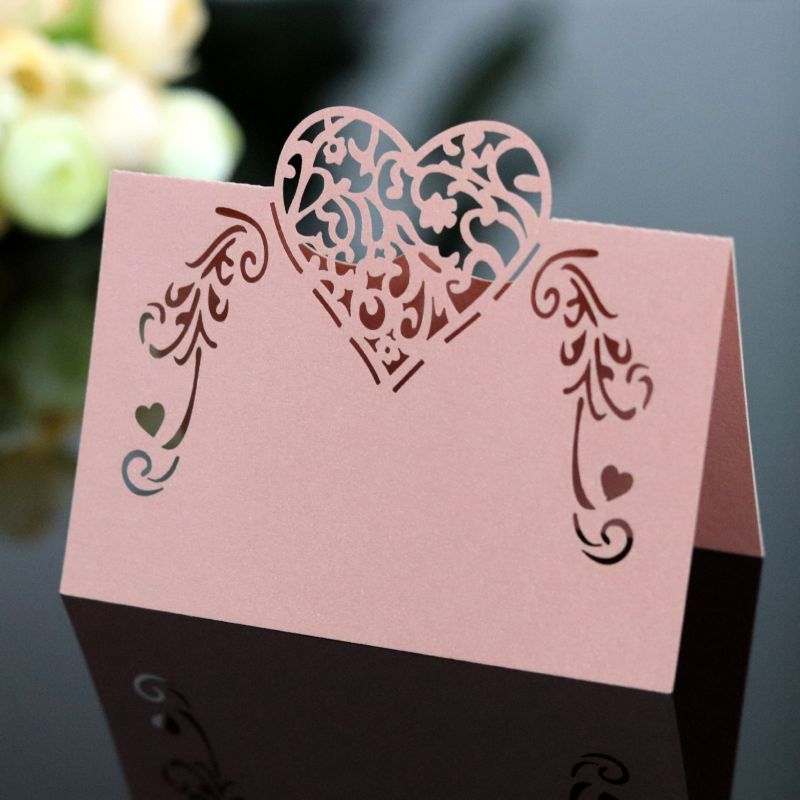 50 stücke Lage Karte Hochzeit Party Dekoration Tisch Name Ort Karten Für Bankette Veranstaltungen Hochzeit Partei Liefert