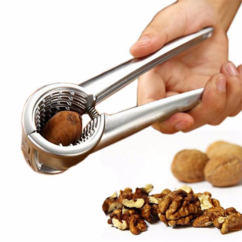 1pc Nussbaum Werkzeug Aluminium Legierung Nussbaum Crakers Nussknacker Scheller murmeln Öffner Küche Werkzeug Nussbaum Zangen Öffner Zange Küche Werkzeug