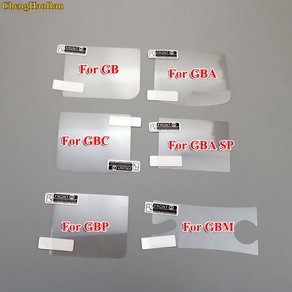 ChengHaoRan 1PC Kunststoff Klar Für GBP Bildschirm Objektiv Schutz Für GB GBA GBC GBA SP Schutzhülle Film