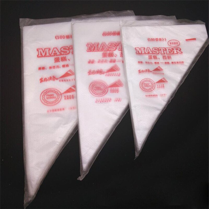 10 Teile/beutel Einweg Rohrleitungen tasche Glasur Düse Fondant Kuchen Dekorieren Gebäck Tipps Werkzeuge Kleine Große Größe kuchen werkzeuge