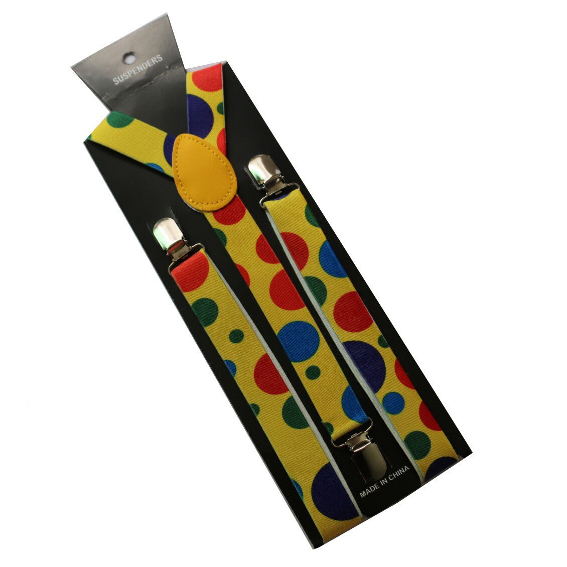 2,5 cm unisex Erwachsene Clown Strumpf Outfits Bunte Punkt Druck Einstellbare Gürtel Party Dekor Bühne Leistung Stütze