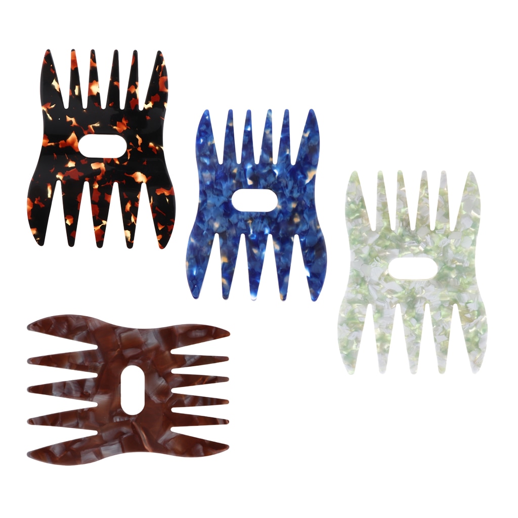 Kunststoff afro Haar wählen Kamm afrikanisch amerikanisch Aufzug Kamm Friseur Styling Bart Kamm für Männer