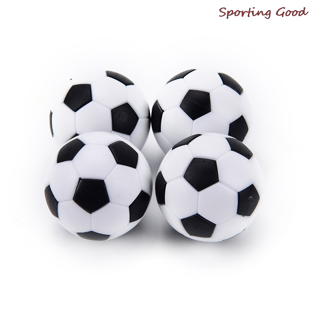 4Stck Foosball Tabelle FußBall Kunststoff FußBall Ball FußBall Fussball Soccerball Sport Runde drinnen Spiele Dia 32mm